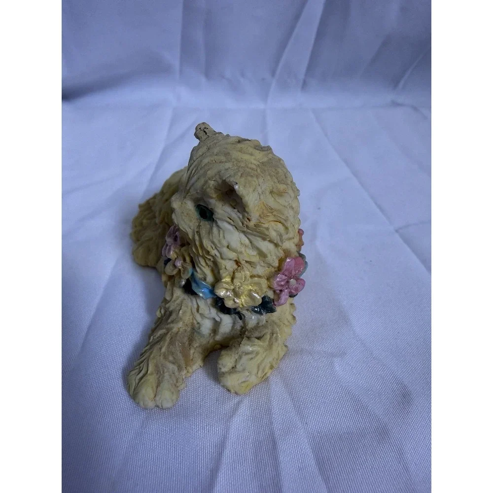 Vintage Young's Inc Monroe Mich Orange Restaurant Resin Persian Cat Figurine